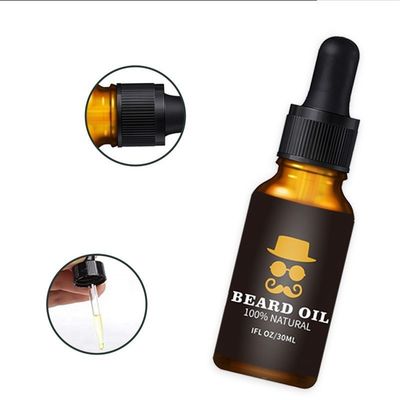 El aceite de crecimiento de la barba para hombres promueve el crecimiento y fortalece la barba
