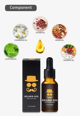 El aceite de crecimiento de la barba para hombres promueve el crecimiento y fortalece la barba