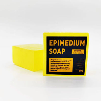 Sabón de extracto de Epimedium a base de hierbas para una experiencia de baño saludable y rejuvenecedora