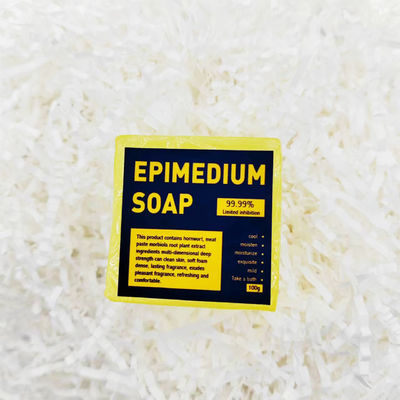 Sabón de extracto de Epimedium a base de hierbas para una experiencia de baño saludable y rejuvenecedora