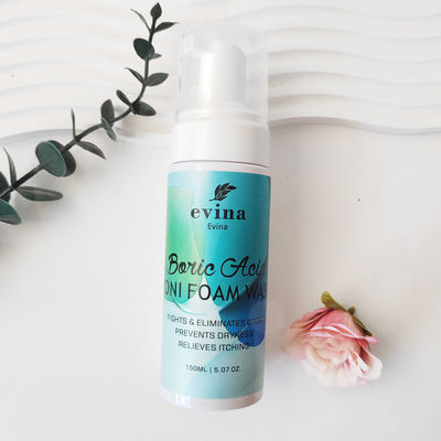 Limpieza vaginal Probióticos Gel 100% natural ácido bórico Yoni espuma de lavado personalizable