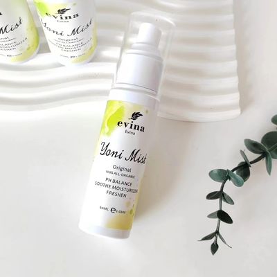 Etiqueta privada 60ml de hierbas orgánicas yoni niebla para la limpieza del equilibrio de pH 100% natural