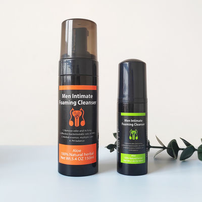 100% de hierbas naturales para hombres, equipo de lavado íntimo para etiqueta privada y beneficios antimicrobianos.