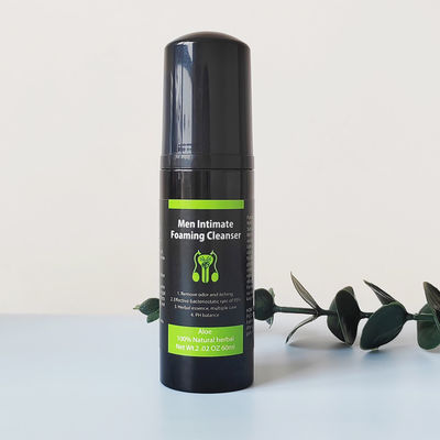 100% de hierbas naturales para hombres, equipo de lavado íntimo para etiqueta privada y beneficios antimicrobianos.