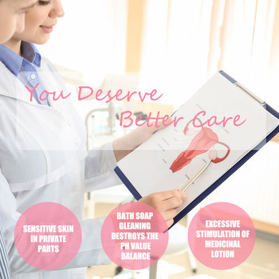 Limpieza vaginal de marca privada natural refrescante equilibrio del pH gel de lavado íntimo para mujeres