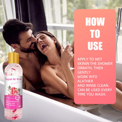 Limpieza vaginal de marca privada natural refrescante equilibrio del pH gel de lavado íntimo para mujeres