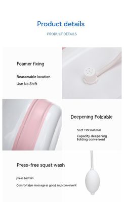 Mujeres Salud Yoni asiento de vapor con salida Lava vagina y vapor Yoni cubre plegable