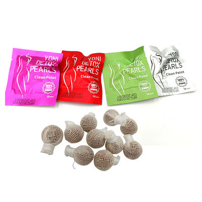 Extracción de hierbas naturales Limpieza vaginal Perlas de desintoxicación personalizadas Yoni N.W 1.2g