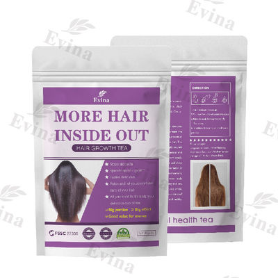 Suplemento de té natural y orgánico para el crecimiento rápido del cabello.