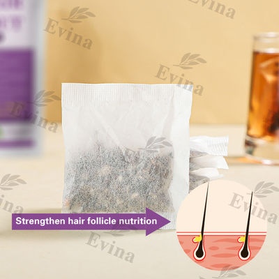 Suplemento de té natural y orgánico para el crecimiento rápido del cabello.