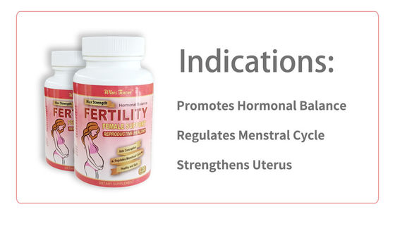 Listo para enviar suplementos de hierbas para la fertilidad femenina Aumentar sus posibilidades de embarazo