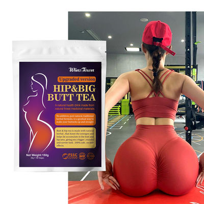 Té de caderas de gran tamaño con etiqueta privada 100% natural de rosa con 3 años de vida útil