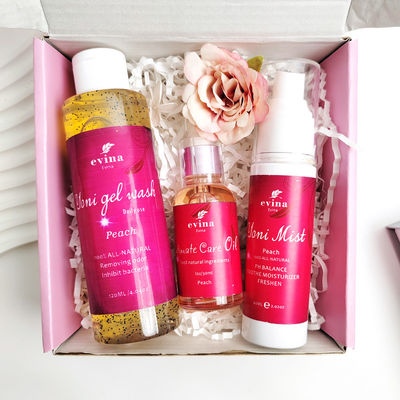 Ingredientes naturales Limpieza vaginal Logotipo personalizado Organic Yoni Wash Mist And Oil Sets