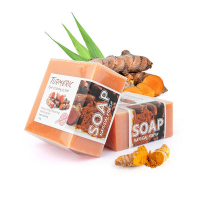 Jabón de jengibre orgánico con cúrcuma para piel sensible, suavizante y limpiador vaginal