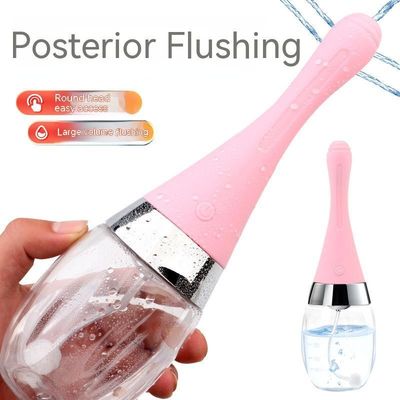 Irrigador vaginal electrónico recargable con velocidad impermeable y función avanzada