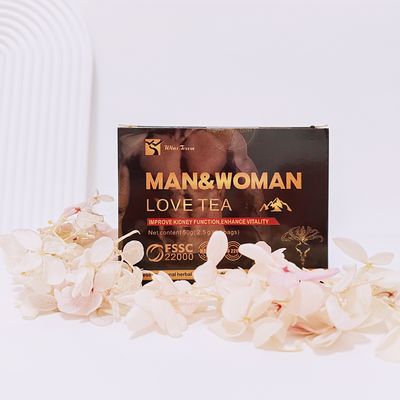 Especificación del producto 2.5g*20 100% natural Hombre y mujer aman el té para un vínculo más fuerte
