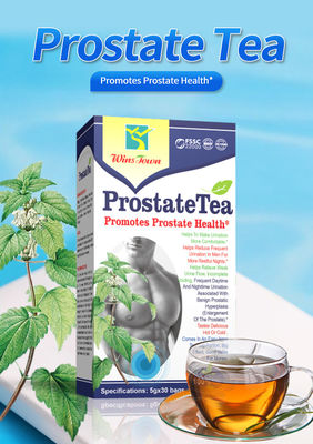Té de próstata para hombre 100% de hierbas saludables Temperatura de la sala de té Método de almacenamiento Muestras
