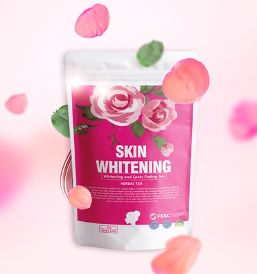 Etiqueta privada Blanqueador de belleza de la piel Té brillante para hombres Té natural de hierbas antienvejecimiento