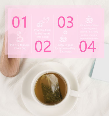 Etiqueta privada Blanqueador de belleza de la piel Té brillante para hombres Té natural de hierbas antienvejecimiento