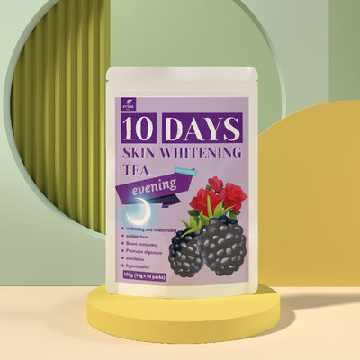 Etiqueta privada Té 100% natural para blanquear la piel y producto de belleza eficaz contra el envejecimiento