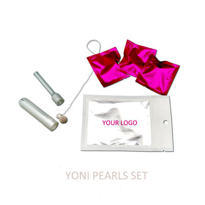 Material plástico Detox Yoni Perlas 3 en 1 con tamaño de 10 cm
