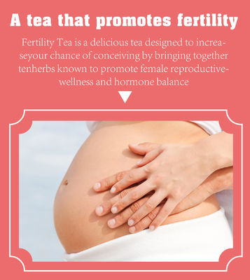 Etiqueta privada 100% té de fertilidad natural para la salud del útero hierbas e ingredientes naturales