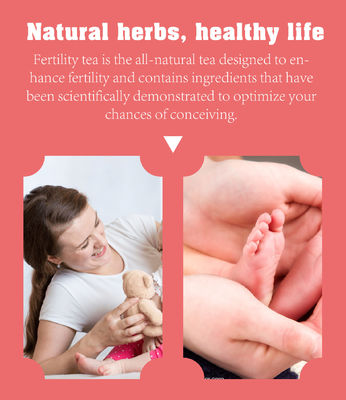 Etiqueta privada 100% té de fertilidad natural para la salud del útero hierbas e ingredientes naturales