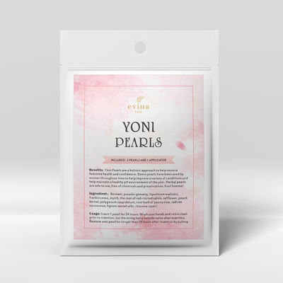 Salud de la mujer Yoni Pearl aplicador en 10cm Tamaño para productos de higiene femenina