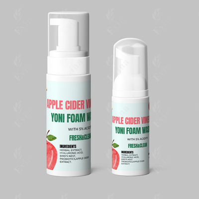 Función Limpieza vaginal Etiqueta privada Organic Yoni Wash con vinagre de sidra de manzana