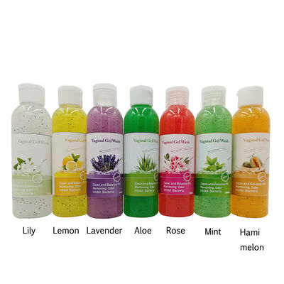 100% fórmula natural de hierbas espumante pH equilibrador limpiador íntimo lavado para mujeres higiene