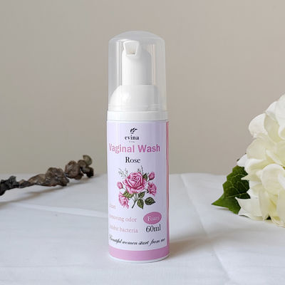 60 ml de herbas naturales de espuma vaginal para una limpieza femenina eficaz y suave