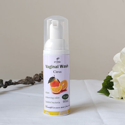 Hierba orgánica íntima Yoni natural limpia espuma vaginal femenina lavado 60 ml para el mercado