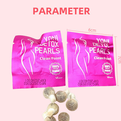 Salud de la Mujer Higiene Femenina Erboristería Vaginal Útero limpio Vagina Perla Yoni Detox Perlas