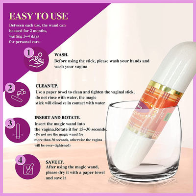 Productos vaginales de marca privada Yoni Tighten Stick para el endurecimiento y rejuvenecimiento de hierbas
