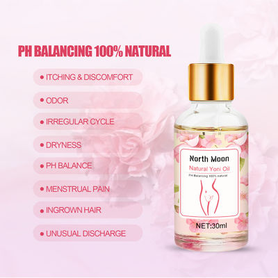 Etiqueta privada Aceite de Yoni de hierbas para el endurecimiento vaginal con ingredientes naturales N.W. 30 ml