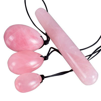 Mejora tu bienestar femenino con huevos Yoni de cuarzo rosa ofrecidos directamente