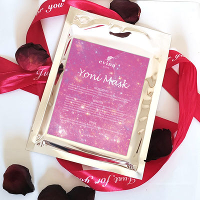 Yoni T Sheet Mask Etiqueta privada Extractos de hierbas Hidratante Mascarilla de spa para la vagina Blanqueamiento