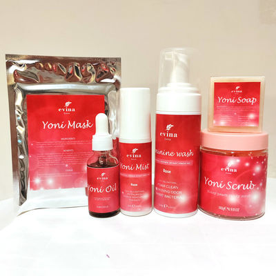 Yoni T Sheet Mask Etiqueta privada Extractos de hierbas Hidratante Mascarilla de spa para la vagina Blanqueamiento
