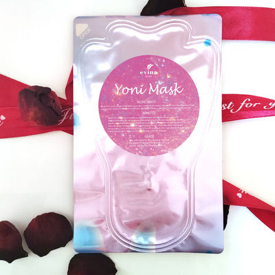 Yoni T Sheet Mask Etiqueta privada Extractos de hierbas Hidratante Mascarilla de spa para la vagina Blanqueamiento