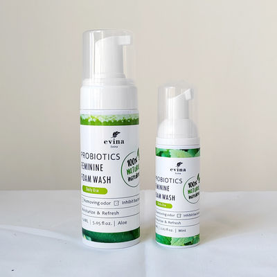 150ml de N.W. Marca privada Herbal Yoni lavado femenino para limpieza de equilibrio de pH refrescante