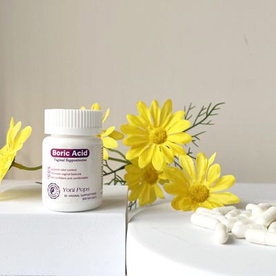Etiqueta personalizada Yoni Pop Supuestos vaginales Reparación de sequedad vaginal Blanco competitivo