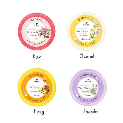 Hierbas naturales Sabón blanqueador vaginal claro Yoni Rose para el olor vaginal 2 años de vida útil