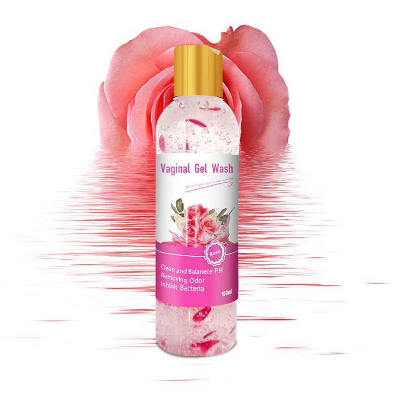 Limpieza vaginal de marca privada natural refrescante equilibrio del pH gel de lavado íntimo para mujeres