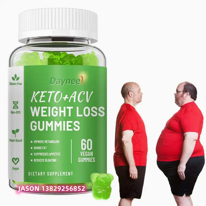 Caramelo de goma de etiqueta privada Función de control de peso para pérdida de peso Keto ACV