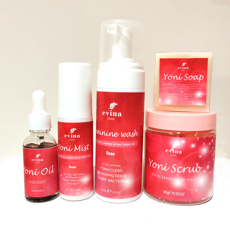 Higiene de la mujer Limpieza vaginal Hierbas naturales Yoni Espuma vaginal lavado femenino 60ML N.W.