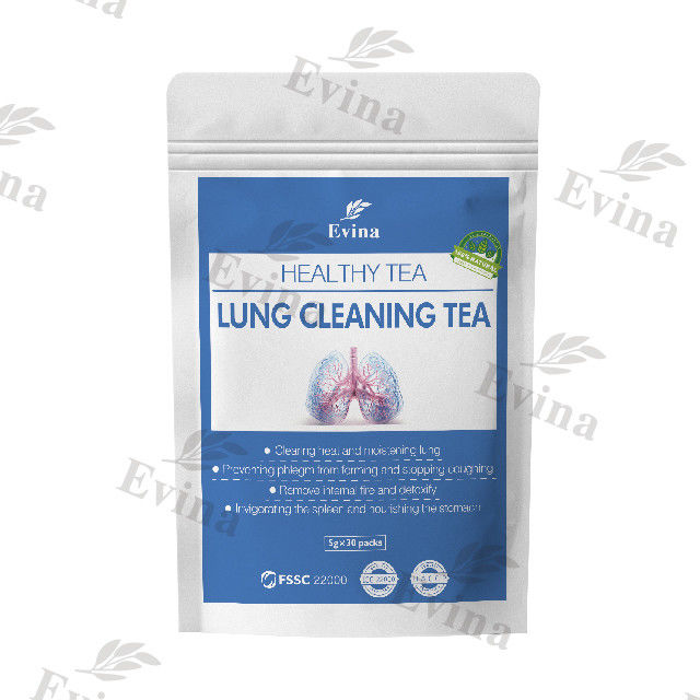 Etiqueta personalizada Fumadores Té de salud Herbal Detox Té para mejorar la salud respiratoria 5g*30