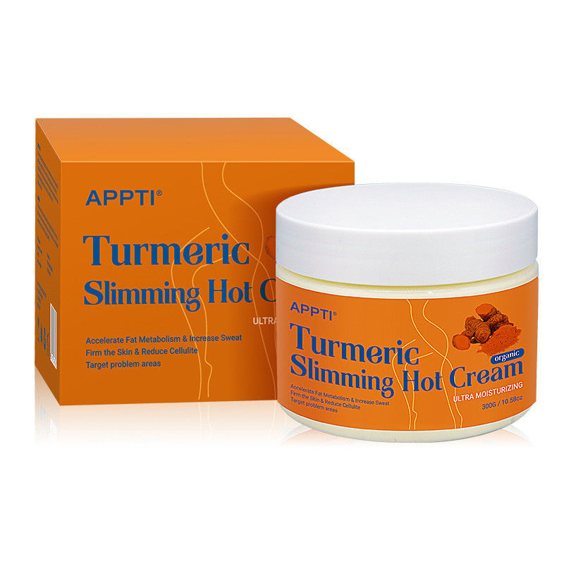 Extractos y esencias de hierbas para bajar de peso Crema lumbar con infusión de cúrcuma para quemadores de grasa