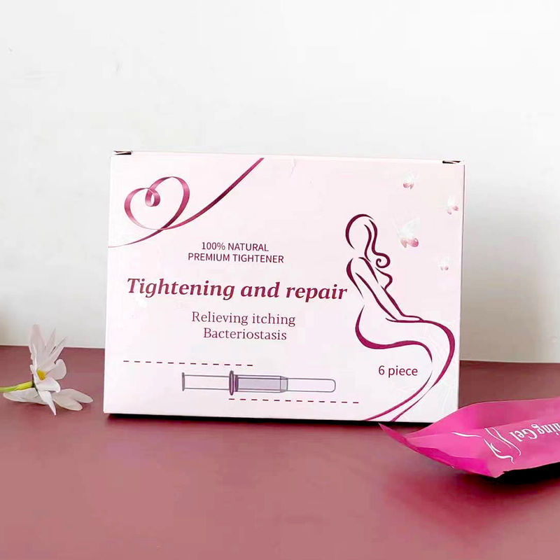 Set de lavado de gel de apretamiento vaginal para etiqueta privada 3.5 ml g *6/ caja 2 años de validez