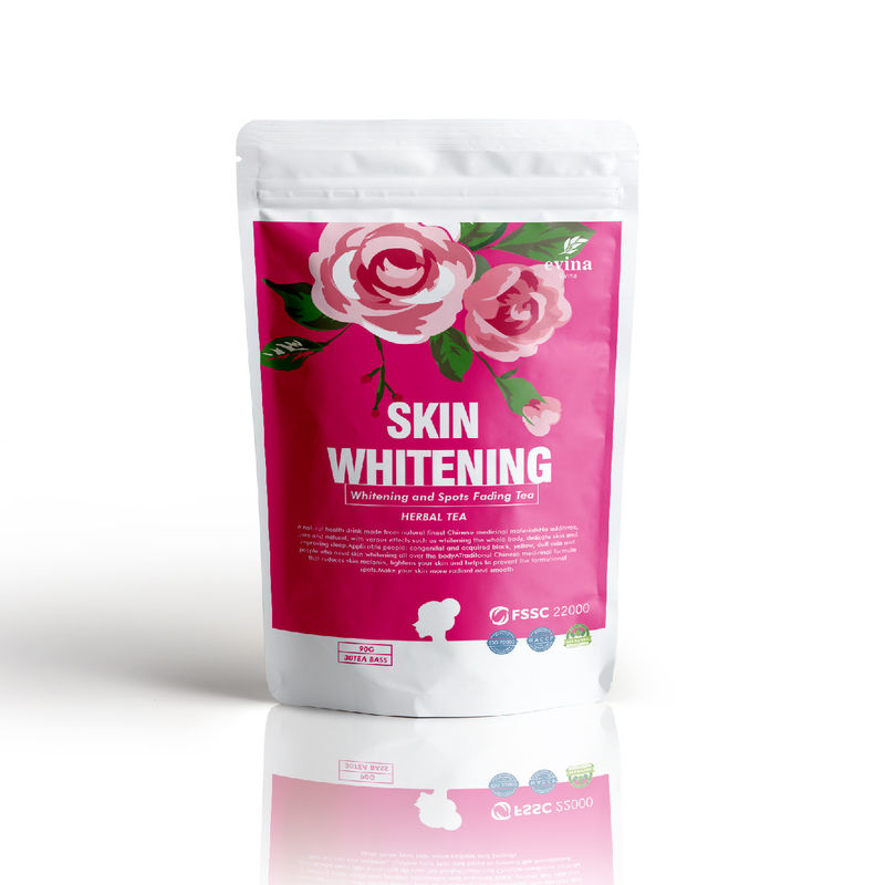 Etiqueta privada Blanqueador de belleza de la piel Té brillante para hombres Té natural de hierbas antienvejecimiento