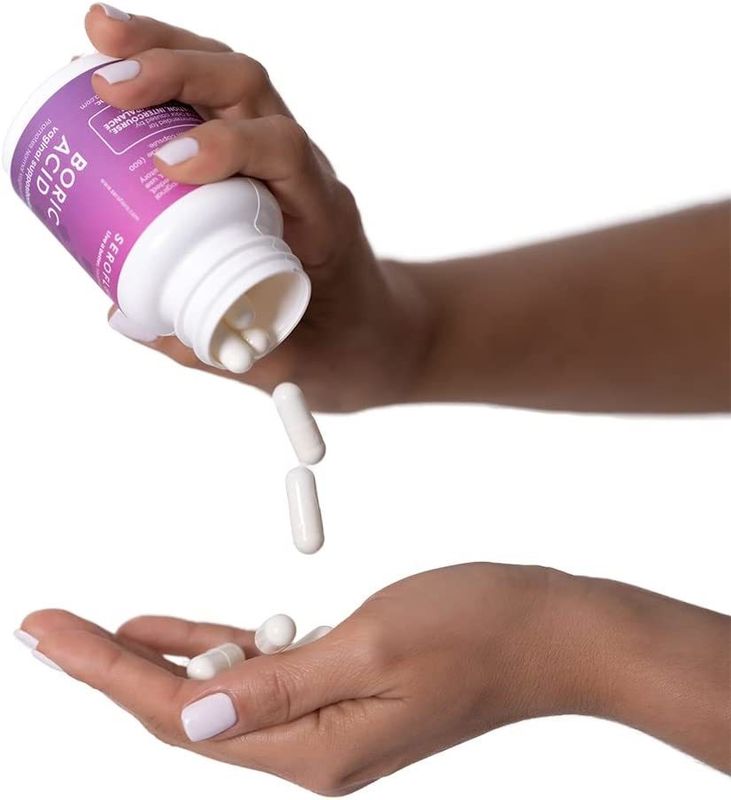 Tipos de Supuestos vaginales para mujeres Salud Orgánica Píldoras de limpieza con ácido bórico